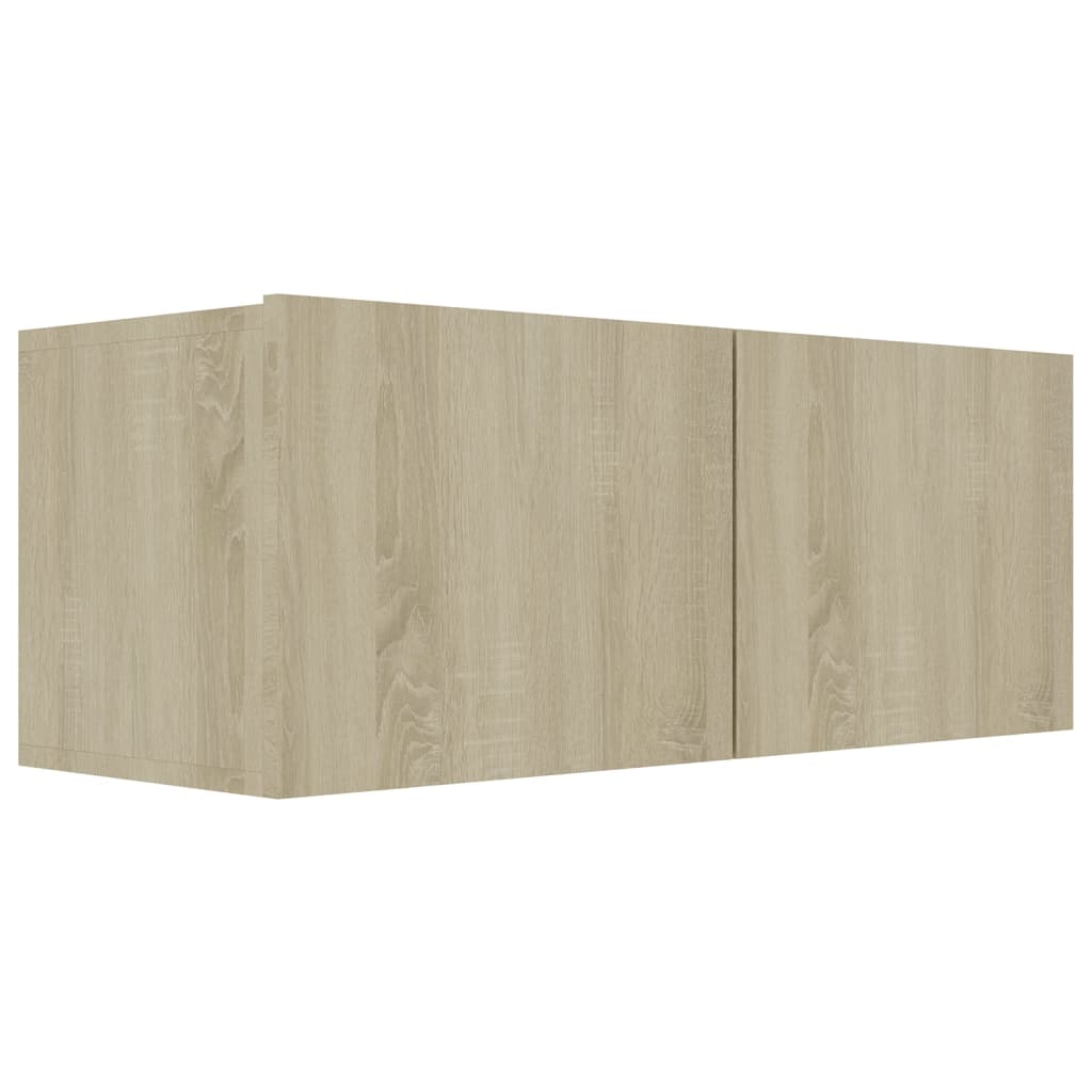 3078963 vidaXL 8 Piece TV Cabinet Set Sonoma Oak Engineered Wood (801475x4+804492)