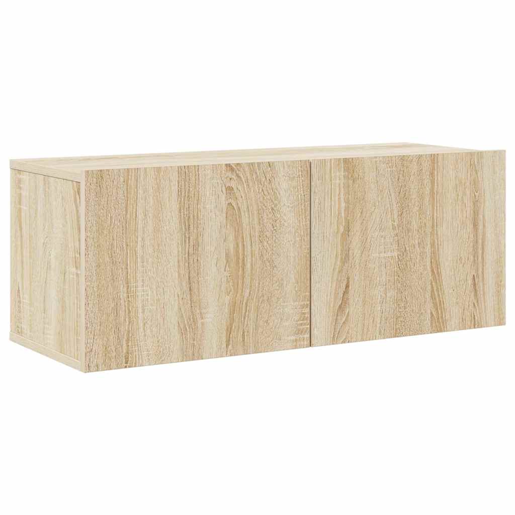 8 Piece TV Cabinet Set Sonoma Oak Engineered Wood