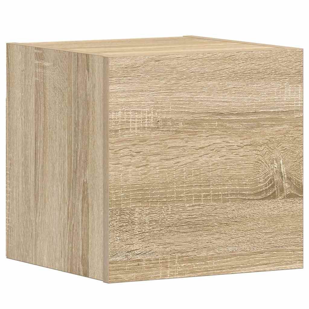 3 Piece TV Cabinet Set Sonoma Oak Engineered Wood