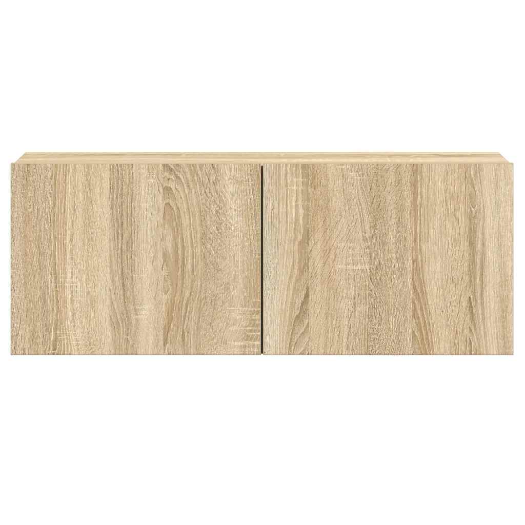 5 Piece TV Cabinet Set Sonoma Oak Engineered Wood