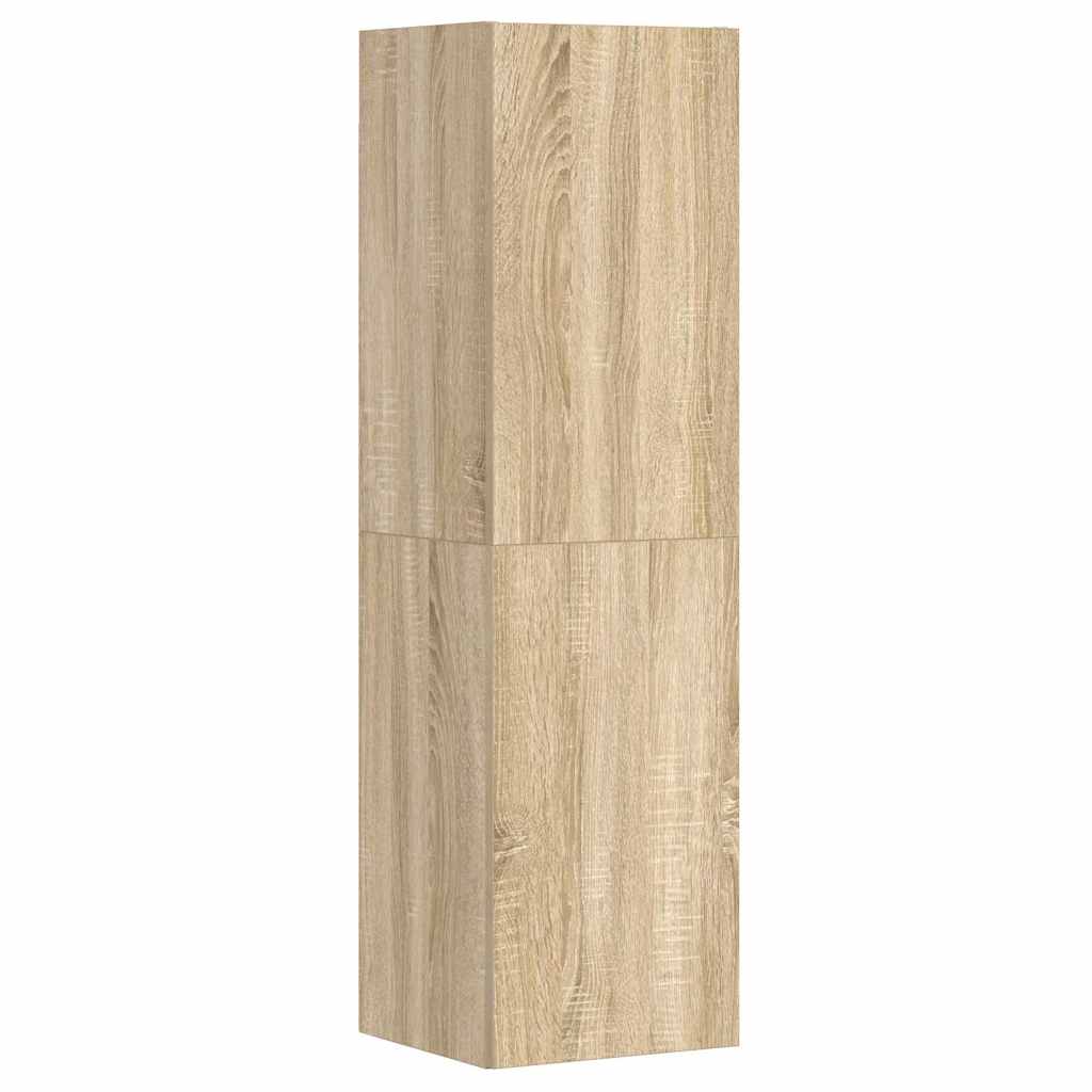 3 Piece TV Cabinet Set Sonoma Oak Engineered Wood