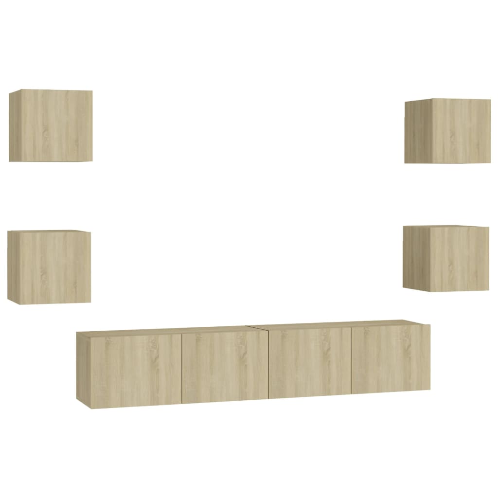 TV Cabinet | Sonoma Oak | Engineered Wood | Sonoma Oak TV Cabinet