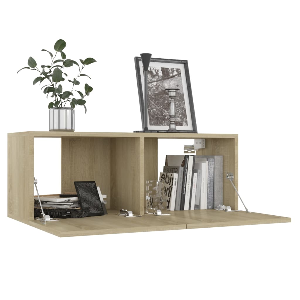 TV Cabinet | Sonoma Oak | Engineered Wood | Sonoma Oak TV Cabinet
