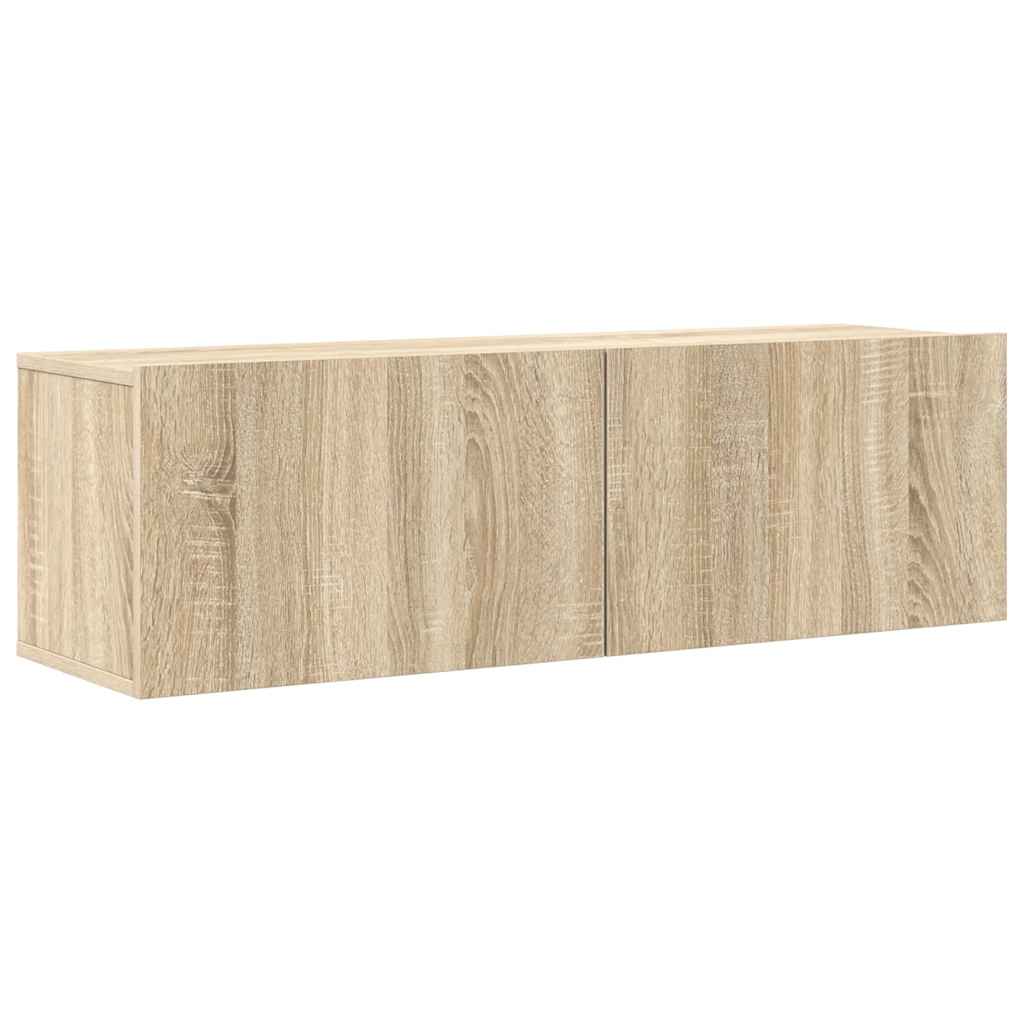 6 Piece TV Cabinet Set Sonoma Oak Engineered Wood
