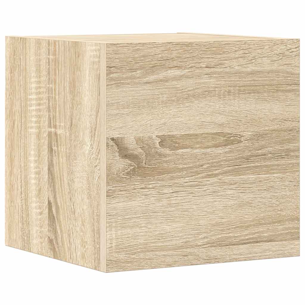 3079020 vidaXL 8 Piece TV Cabinet Set Sonoma Oak Engineered Wood (801475x4+803351+804491)