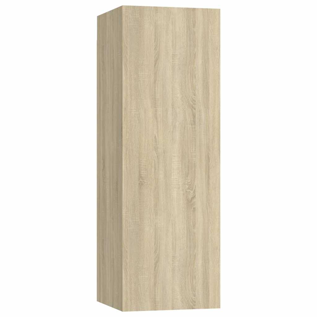 8 Piece TV Cabinet Set Sonoma Oak Engineered Wood