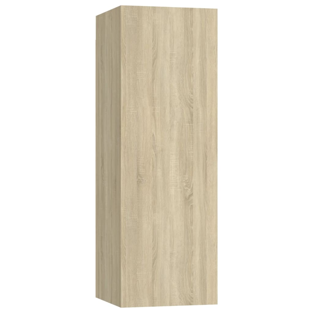 3079033 vidaXL 7 Piece TV Cabinet Set Sonoma Oak Engineered Wood (804491+803351+804519)