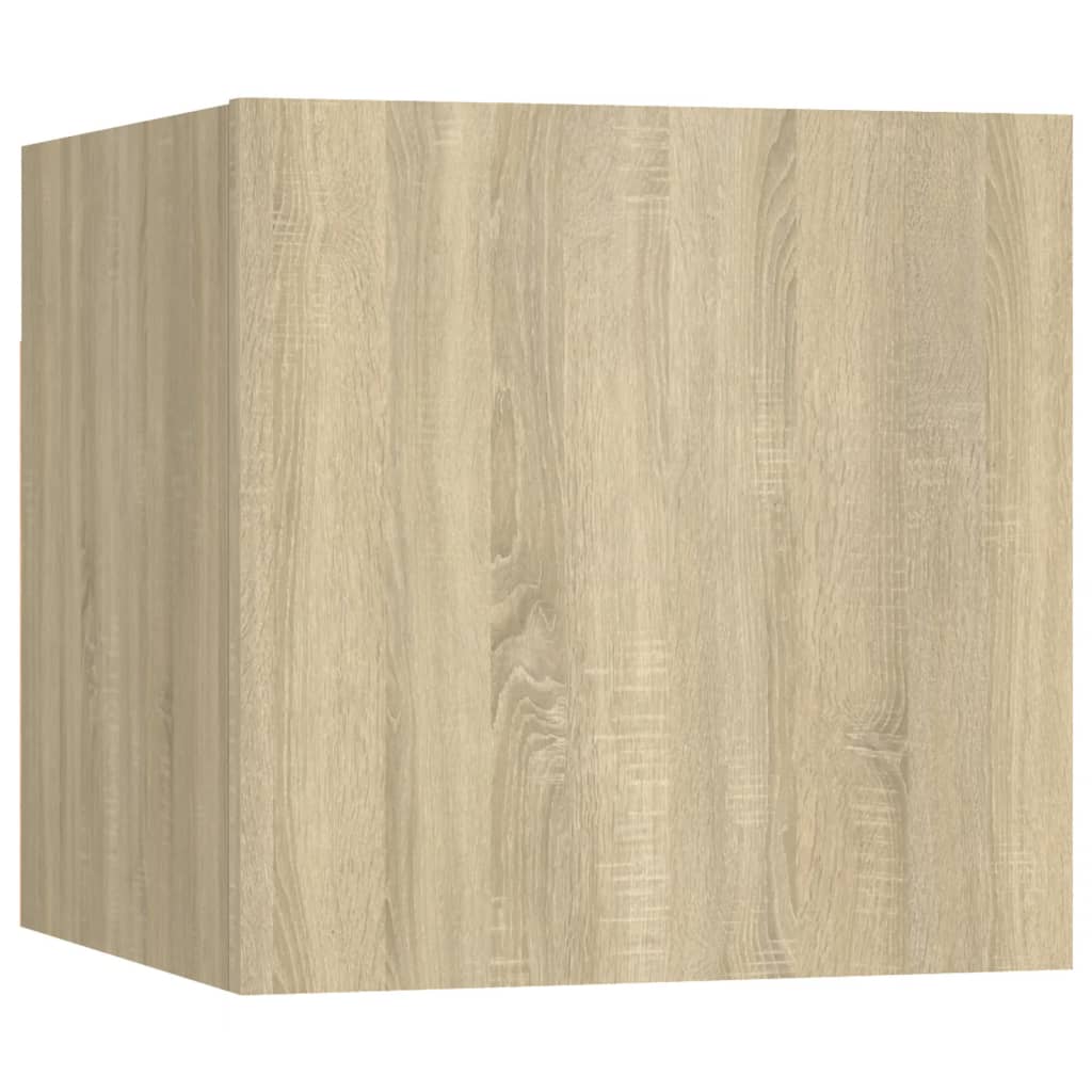 3079035 vidaXL 6 Piece TV Cabinet Set Sonoma Oak Engineered Wood (804492+804518)
