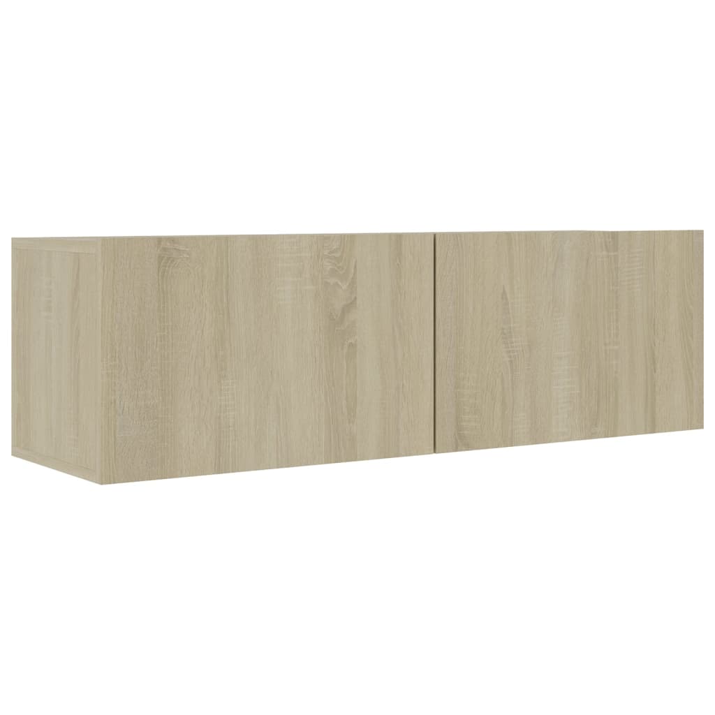 3079037 vidaXL 5 Piece TV Cabinet Set Sonoma Oak Engineered Wood (804492+801484)