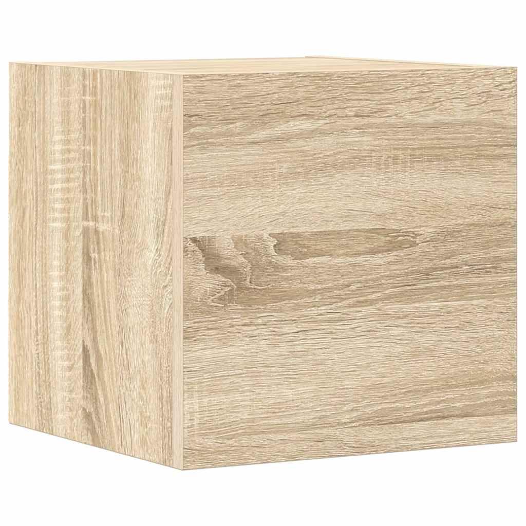 10 Piece TV Cabinet Set Sonoma Oak Engineered Wood