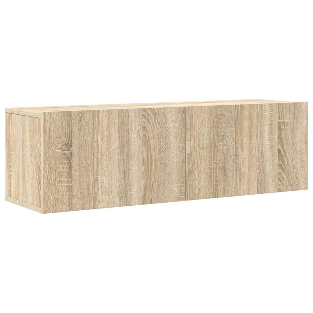 8 Piece TV Cabinet Set Sonoma Oak Engineered Wood