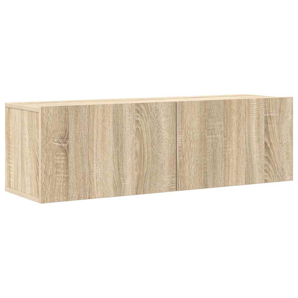 8 Piece TV Cabinet Set Sonoma Oak Engineered Wood