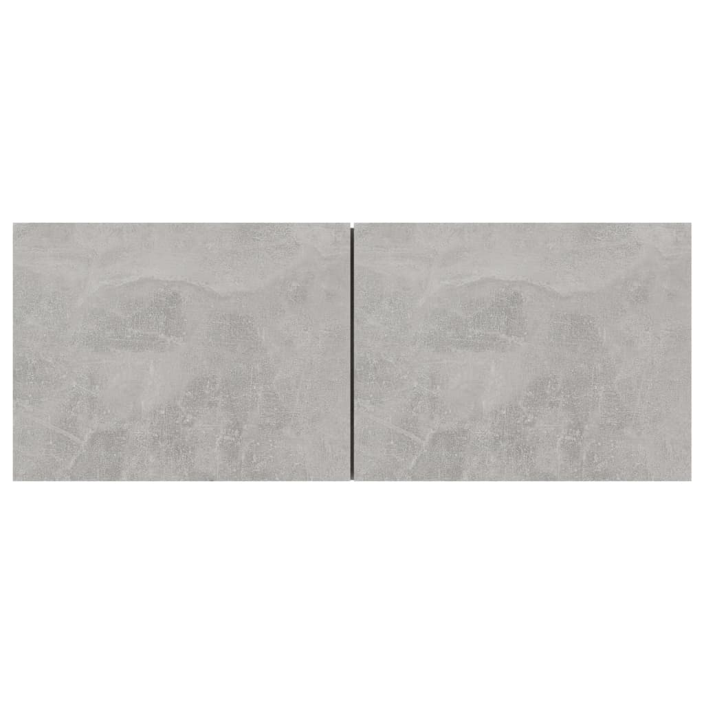 3079068 vidaXL 8 Piece TV Cabinet Set Concrete Grey Engineered Wood (801476x4+804495)