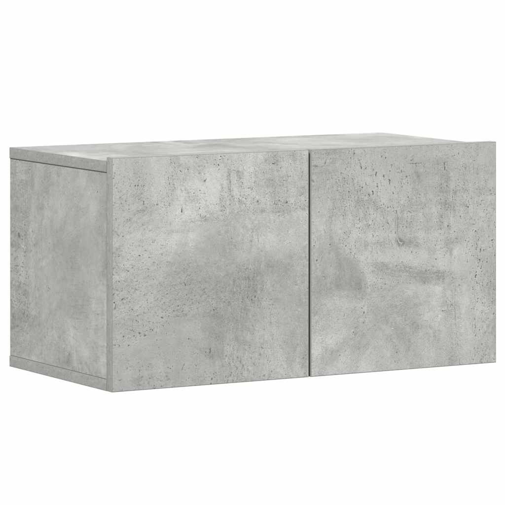 5 Piece TV Cabinet Set Concrete Grey Engineered Wood