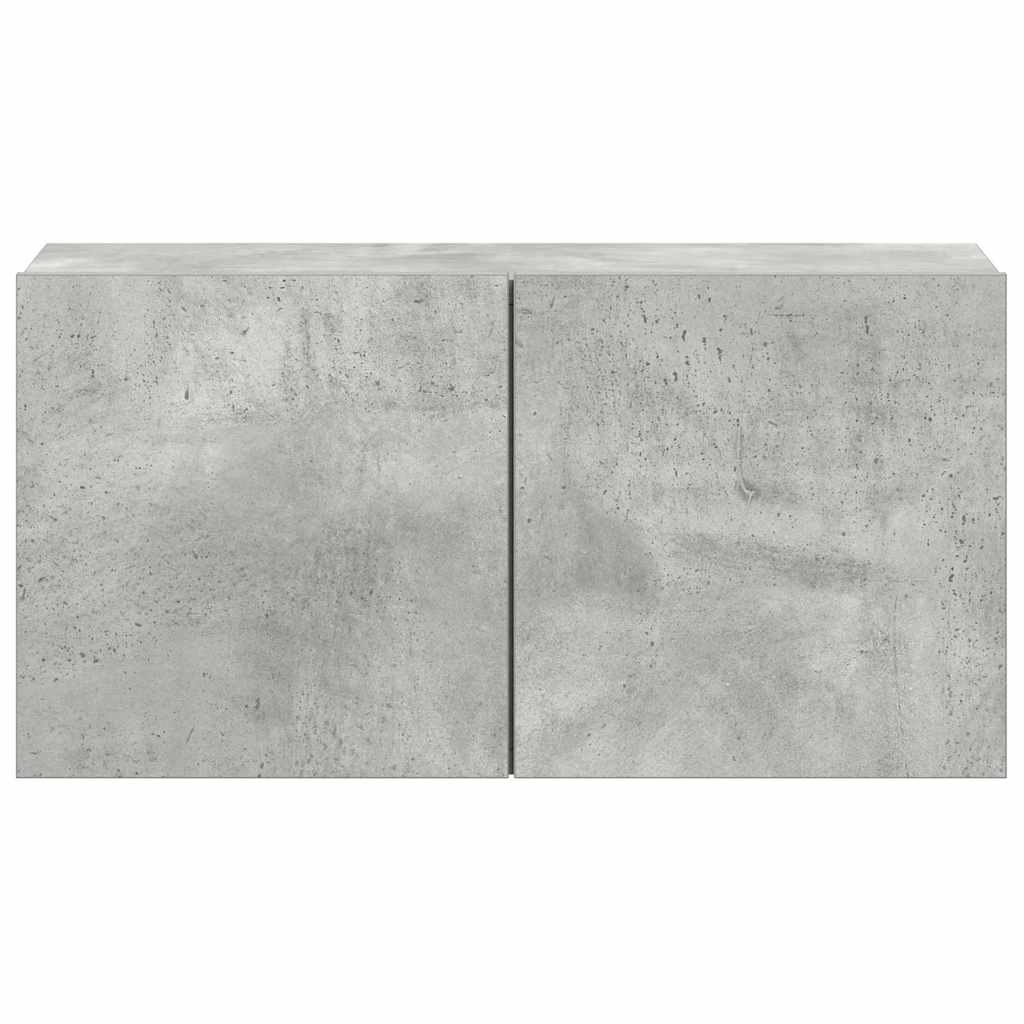 5 Piece TV Cabinet Set Concrete Grey Engineered Wood