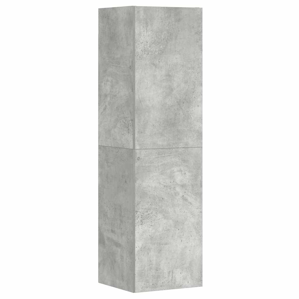 3 Piece TV Cabinet Set Concrete Grey Engineered Wood