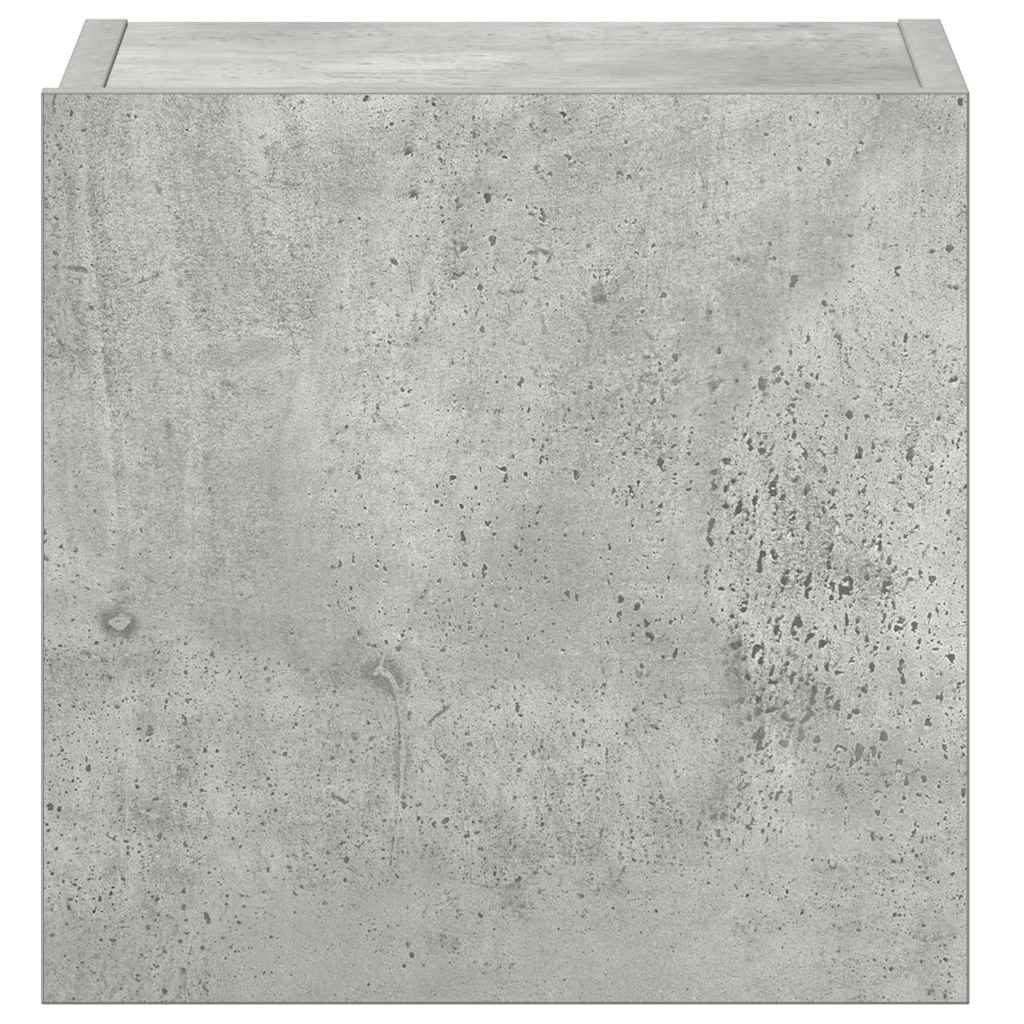 3 Piece TV Cabinet Set Concrete Grey Engineered Wood