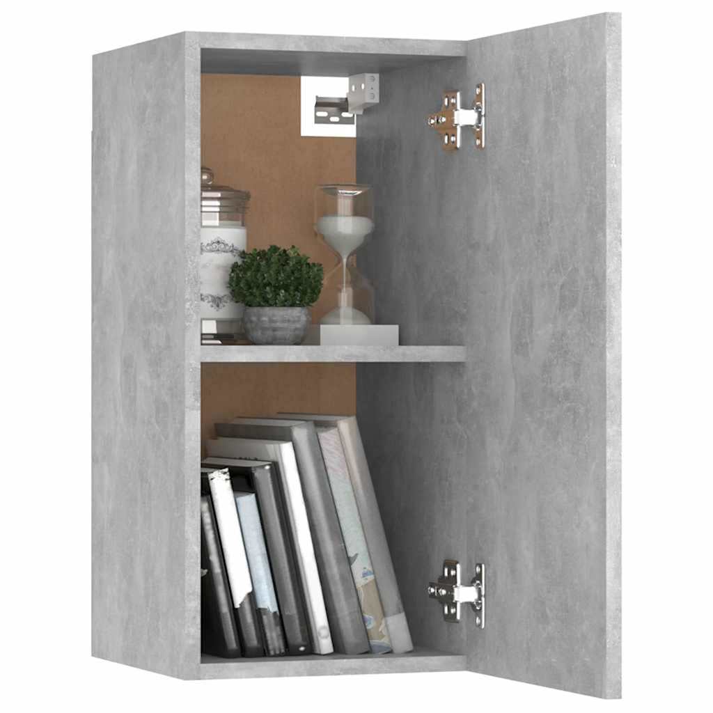 7 Piece TV Cabinet Set Concrete Grey Engineered Wood