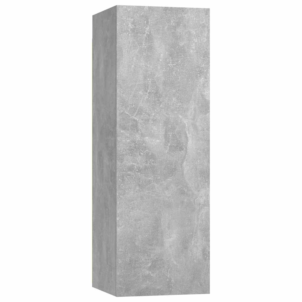 3 Piece TV Cabinet Set Concrete Grey Engineered Wood