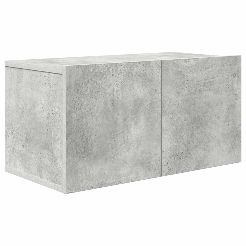 6 Piece TV Cabinet Set Concrete Grey Engineered Wood
