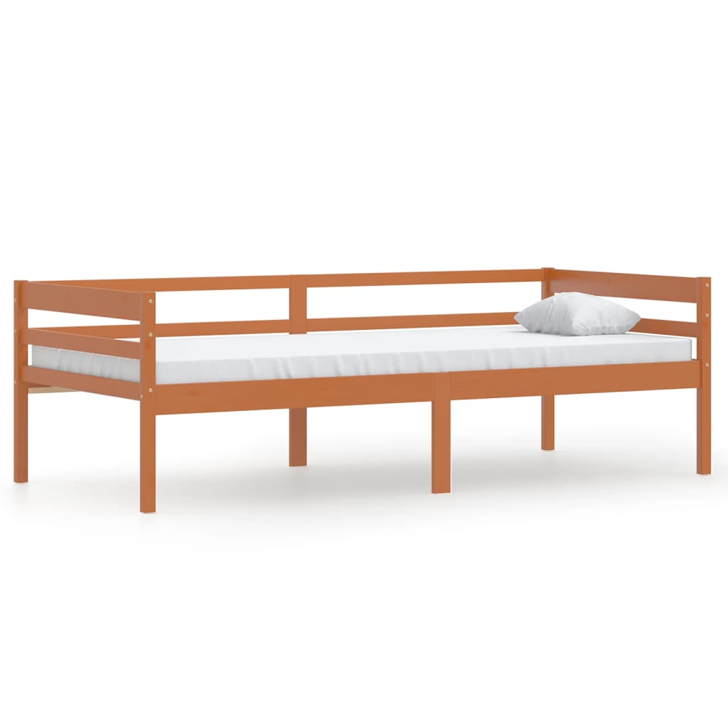 Bed Frame | Honey Brown | Solid pine | Single | Tough | Bed Frame