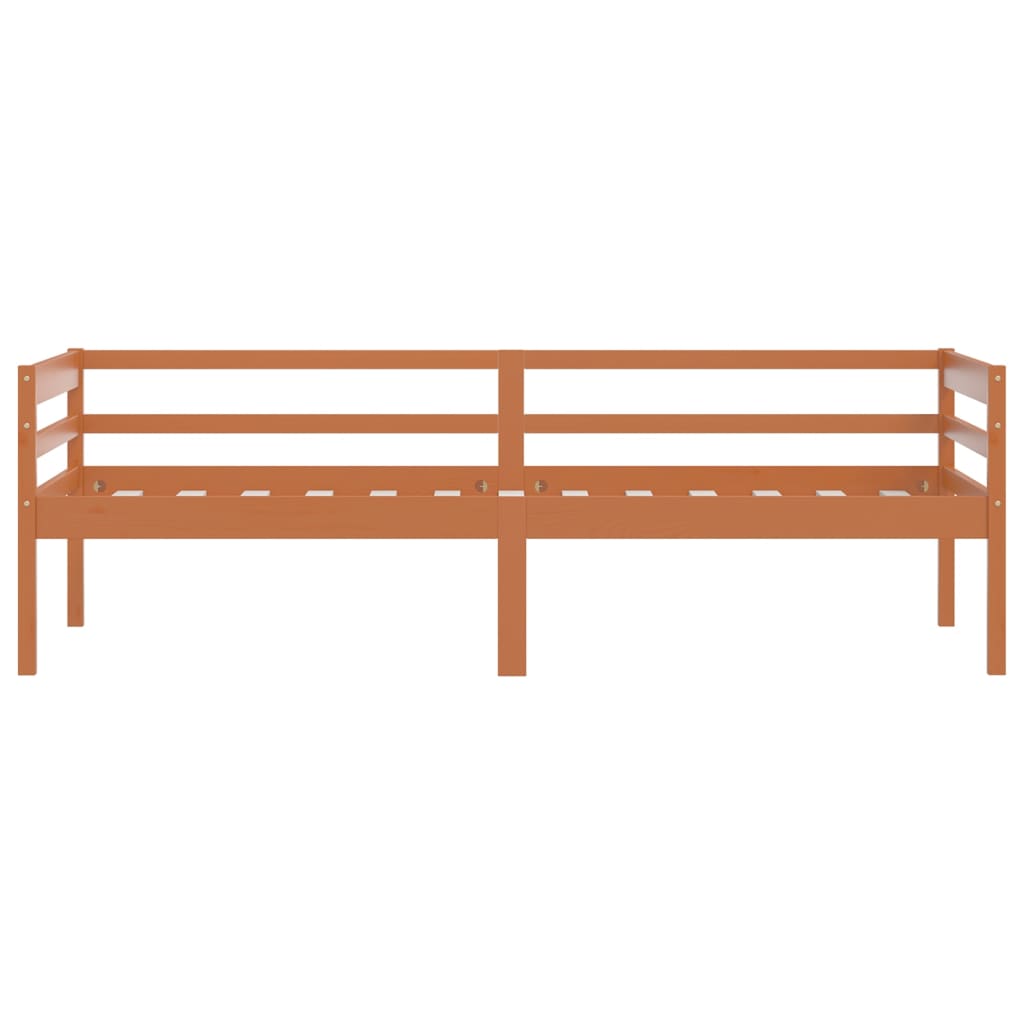 Bed Frame | Honey Brown | Solid pine | Single | Tough | Bed Frame