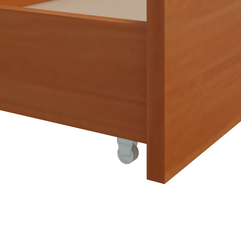 Bed Frame | Honey brown | Solid pine wood | Single | Bed Frame
