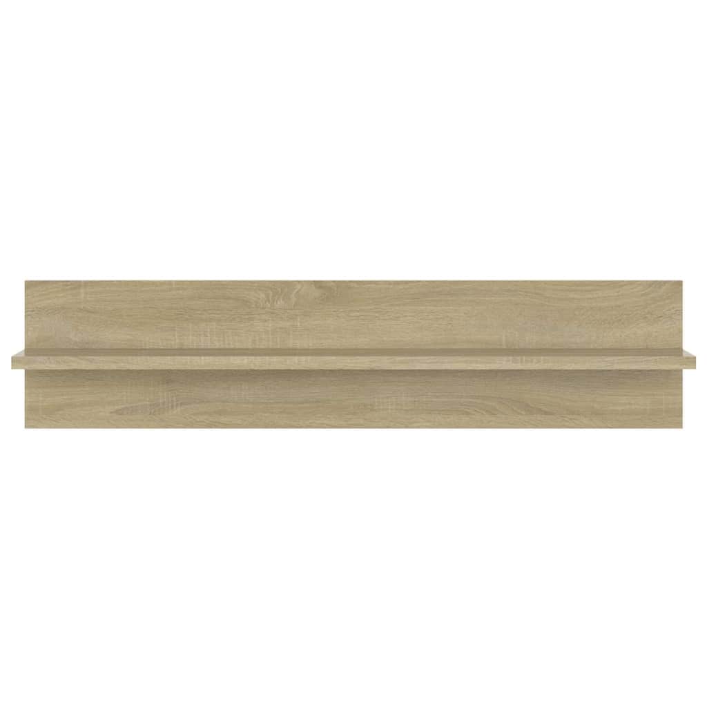 Wall Shelf 4 pcs Sonoma Oak 80x11.5x18 cm Engineered Wood