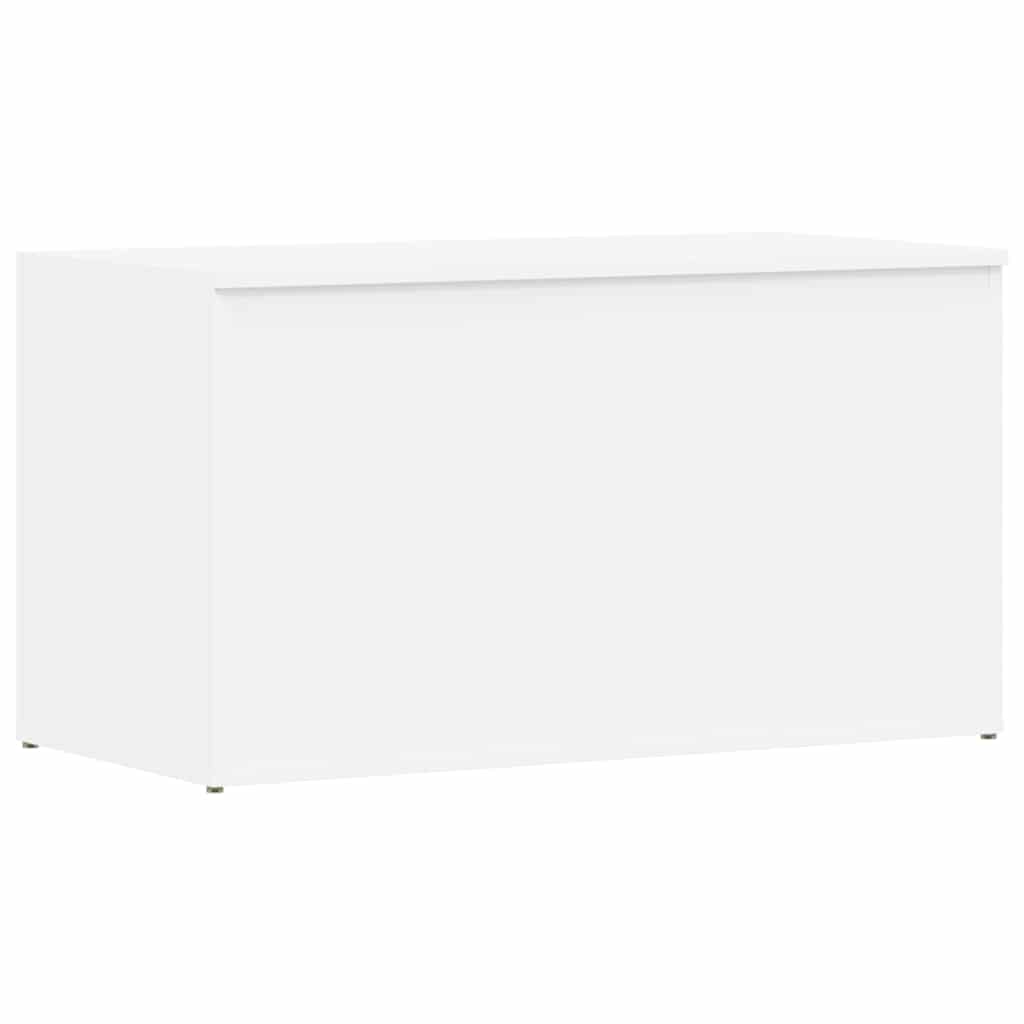 803056 vidaXL Storage Chest White 84x42x46 cm Engineered Wood