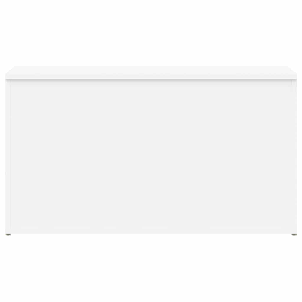 Storage Chest White 84x42x46 cm Engineered Wood