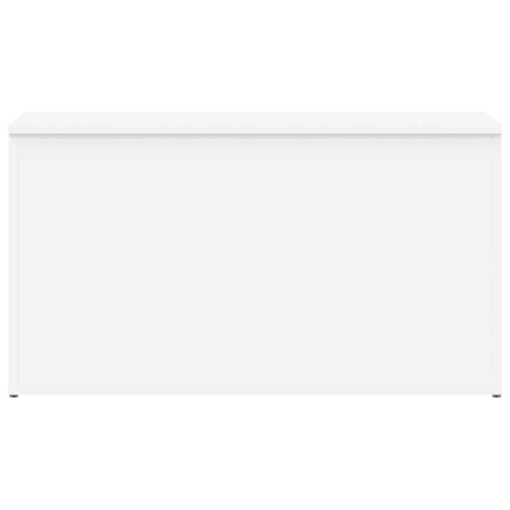803056 vidaXL Storage Chest White 84x42x46 cm Engineered Wood