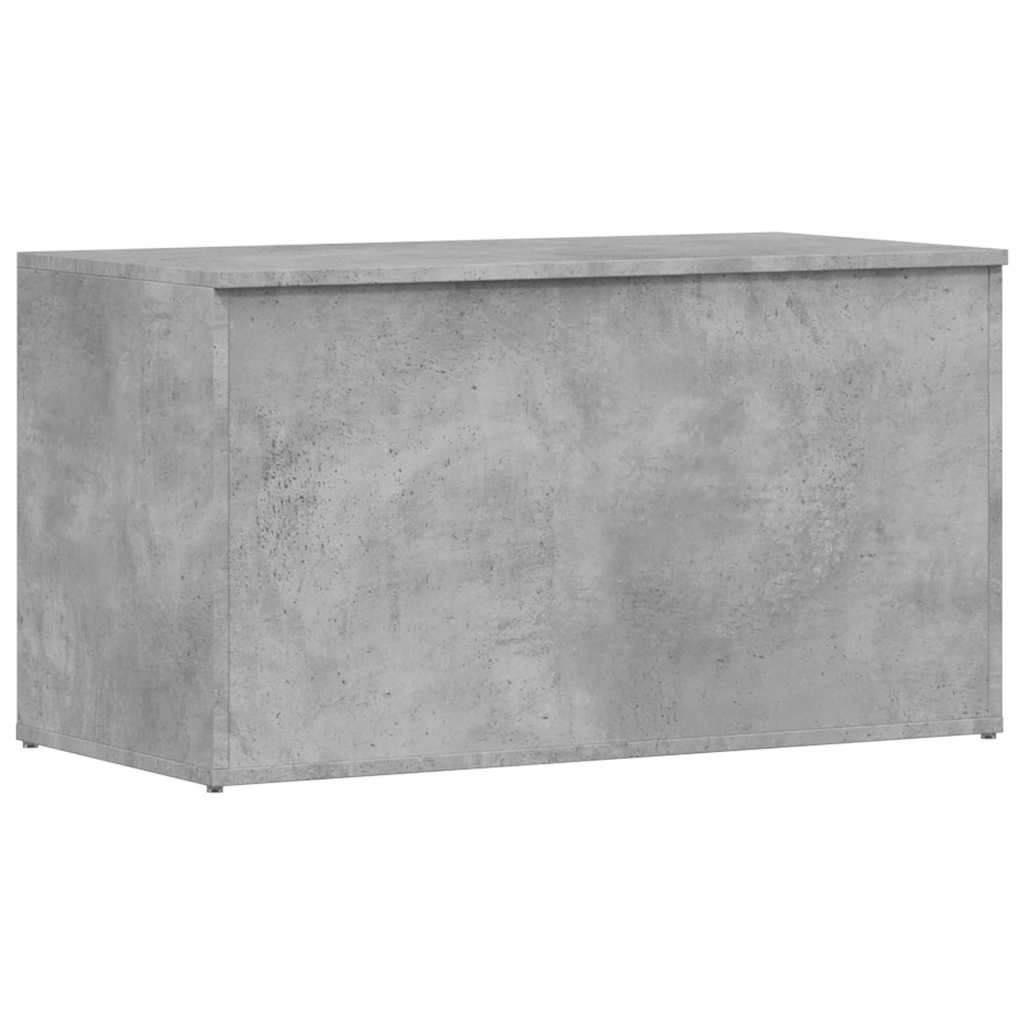 803060 vidaXL Storage Chest Concrete Grey 84x42x46 cm Engineered Wood