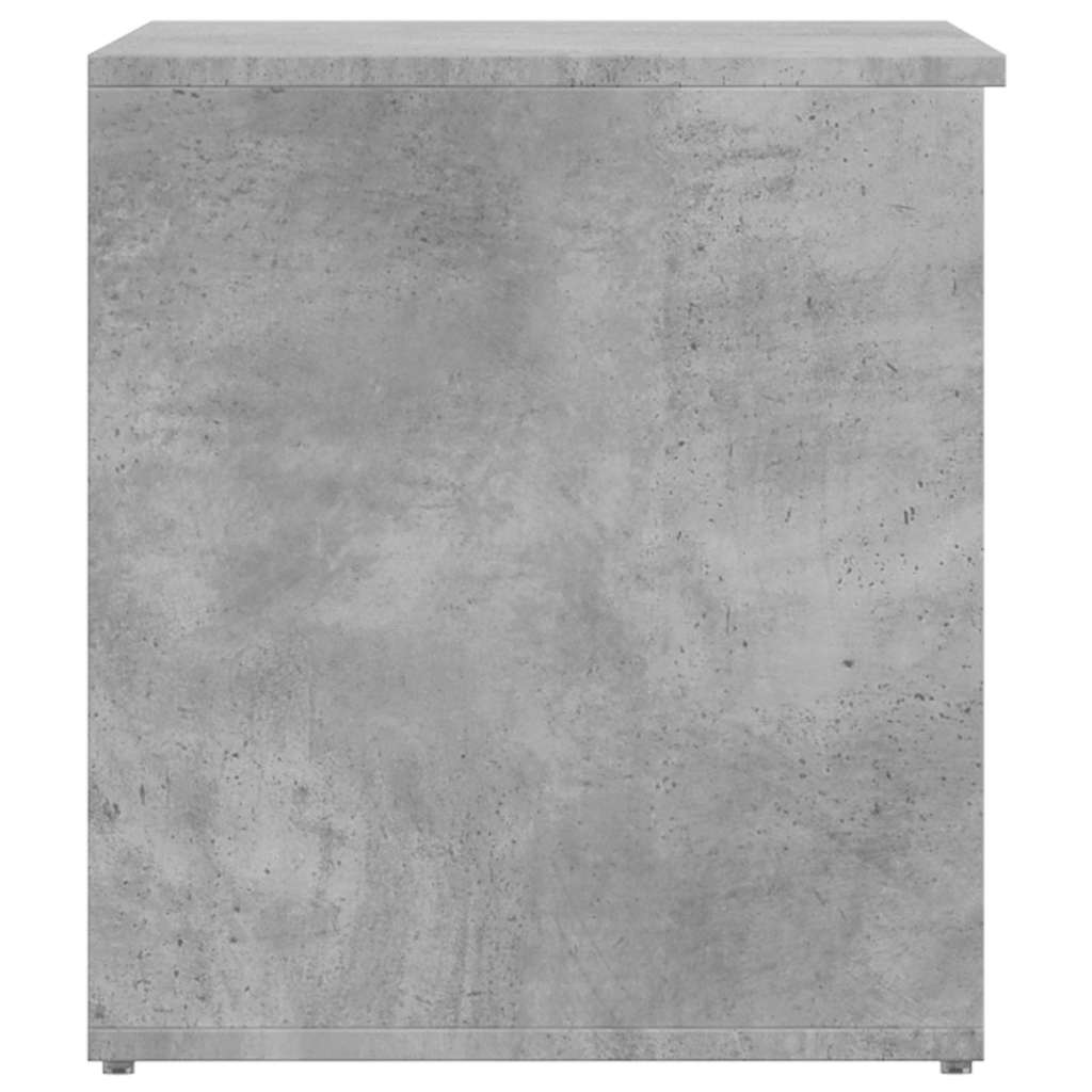 803060 vidaXL Storage Chest Concrete Grey 84x42x46 cm Engineered Wood