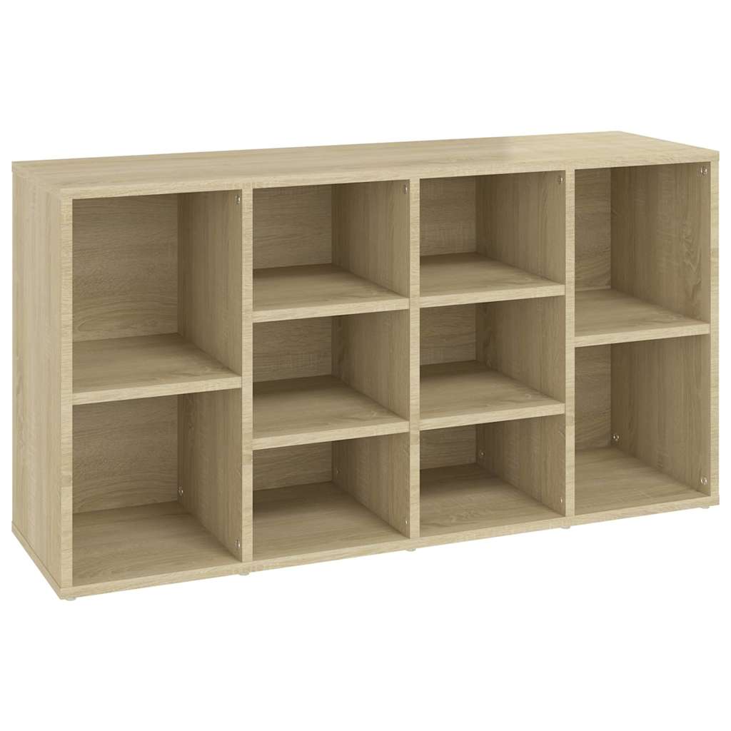 803293 vidaXL Shoe Bench Sonoma Oak 103x30x55 cm Engineered Wood