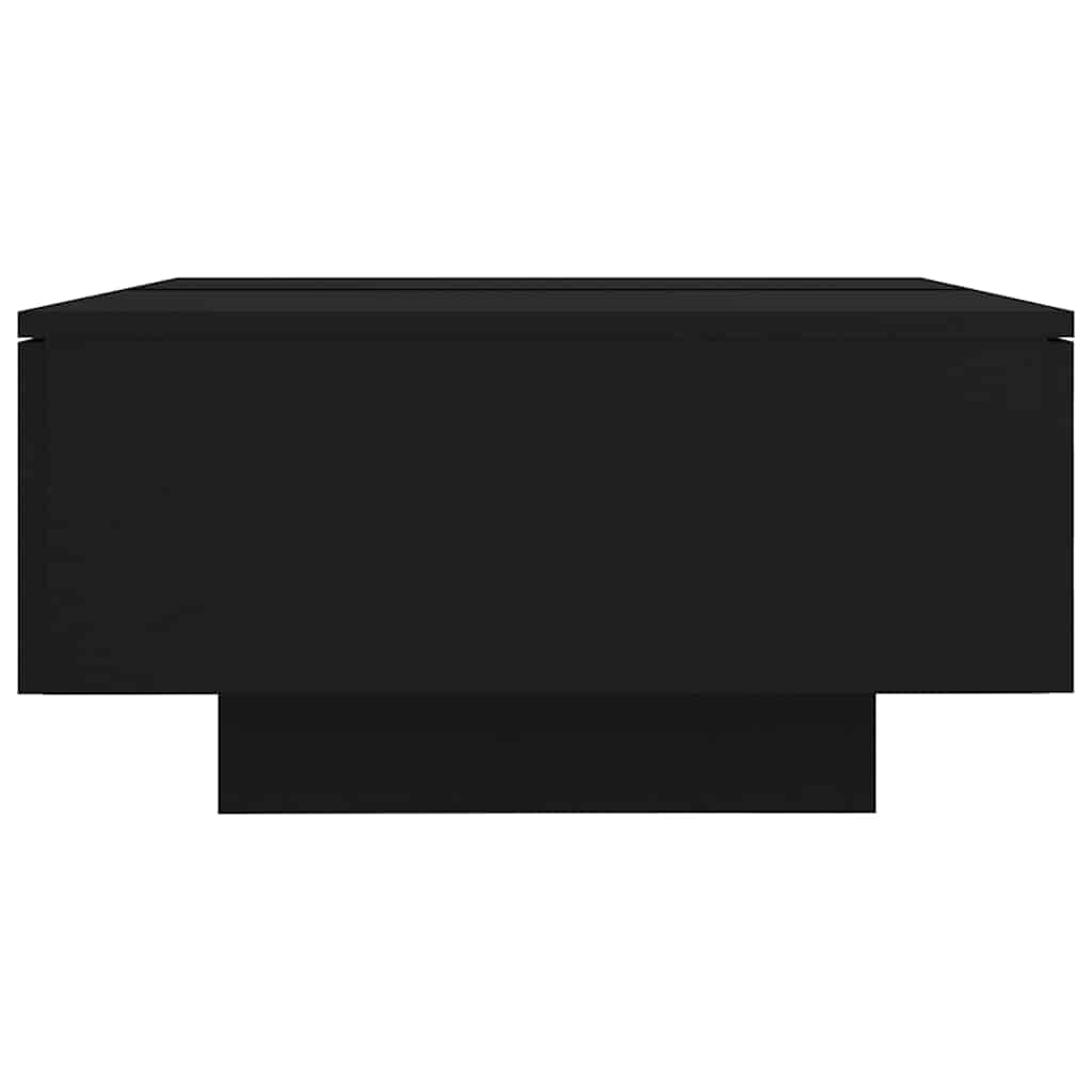 804176 vidaXL Coffee Table Black 90x60x31 cm Engineered Wood