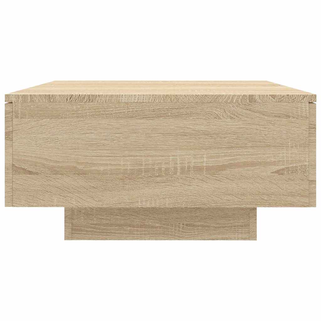 804178 vidaXL Coffee Table Sonoma Oak 90x60x31 cm Engineered Wood