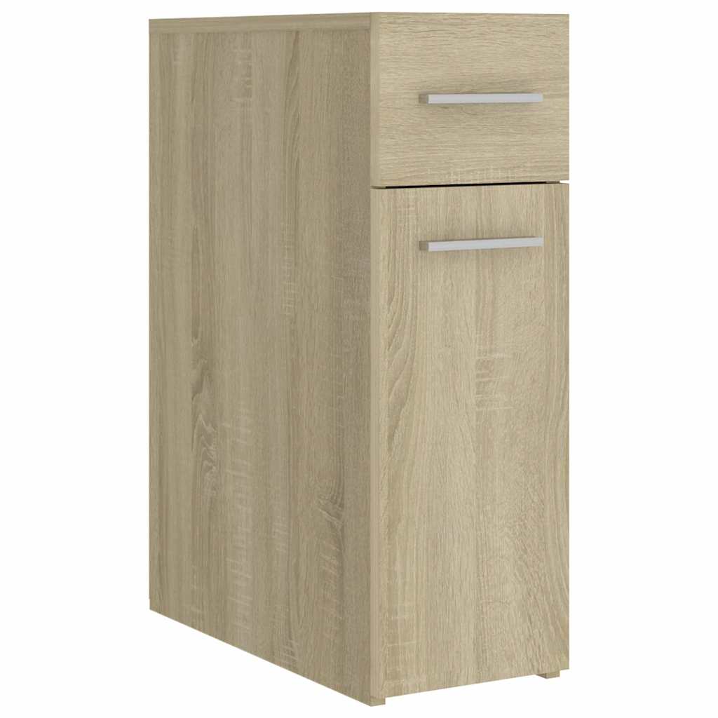 804214 vidaXL Apothecary Cabinet Sonoma Oak 20x45,5x60 cm Engineered Wood
