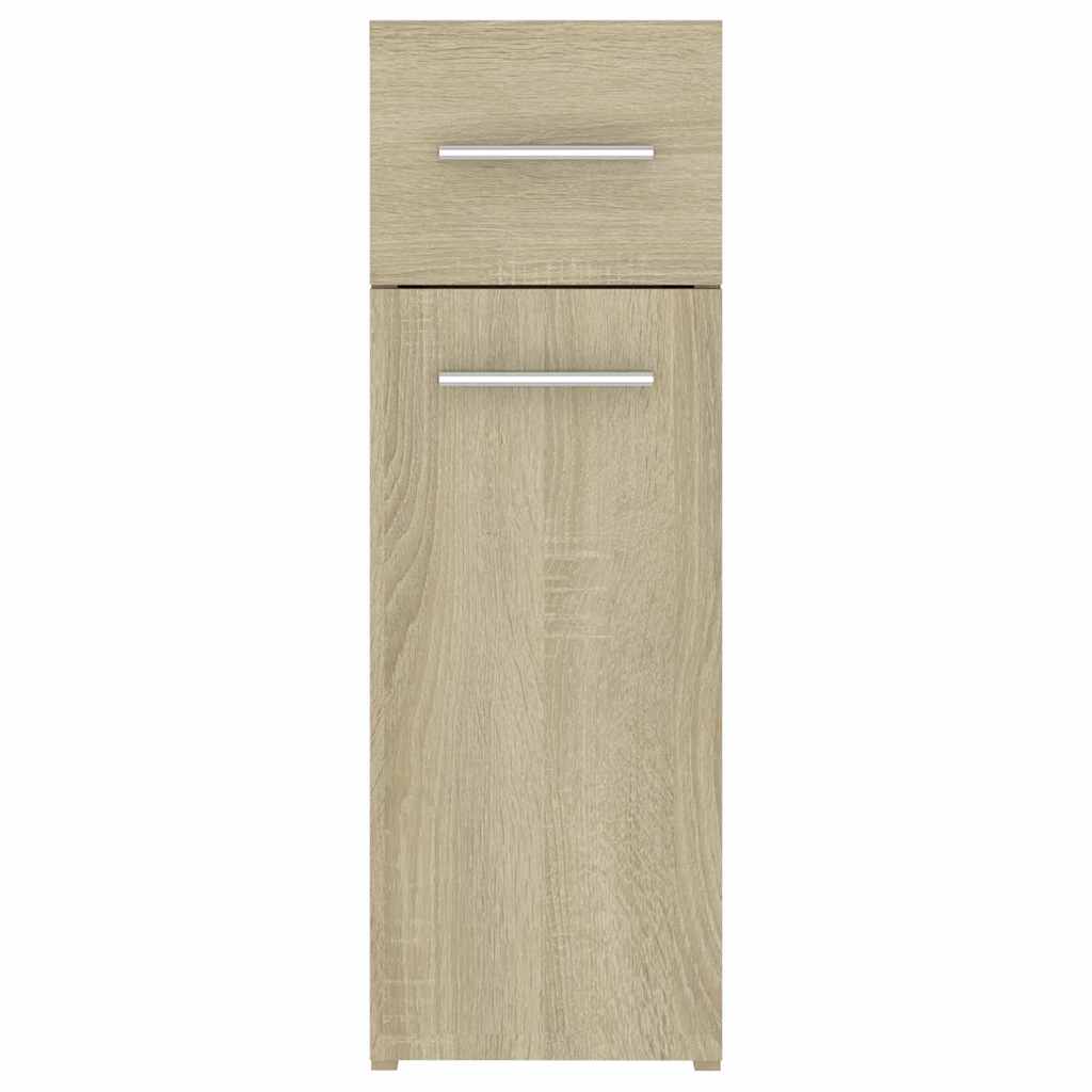804214 vidaXL Apothecary Cabinet Sonoma Oak 20x45,5x60 cm Engineered Wood
