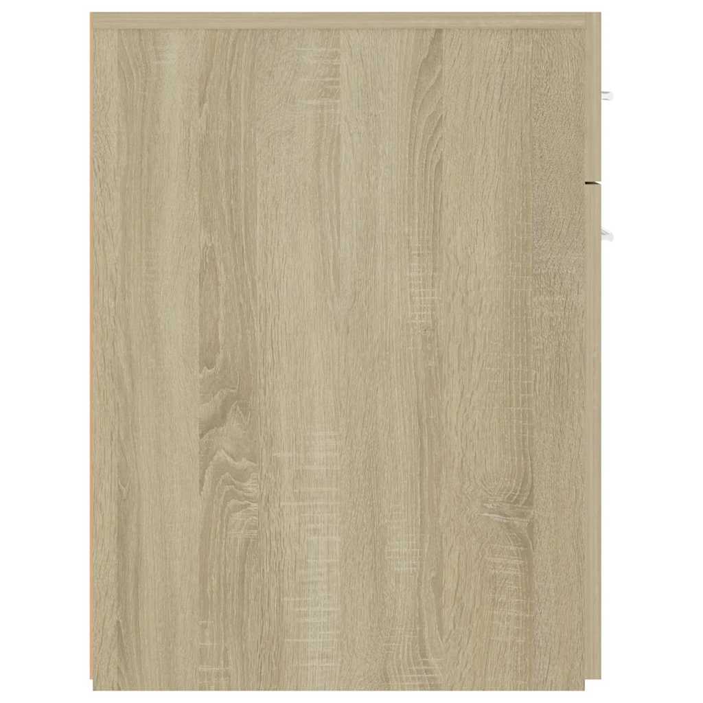 804214 vidaXL Apothecary Cabinet Sonoma Oak 20x45,5x60 cm Engineered Wood