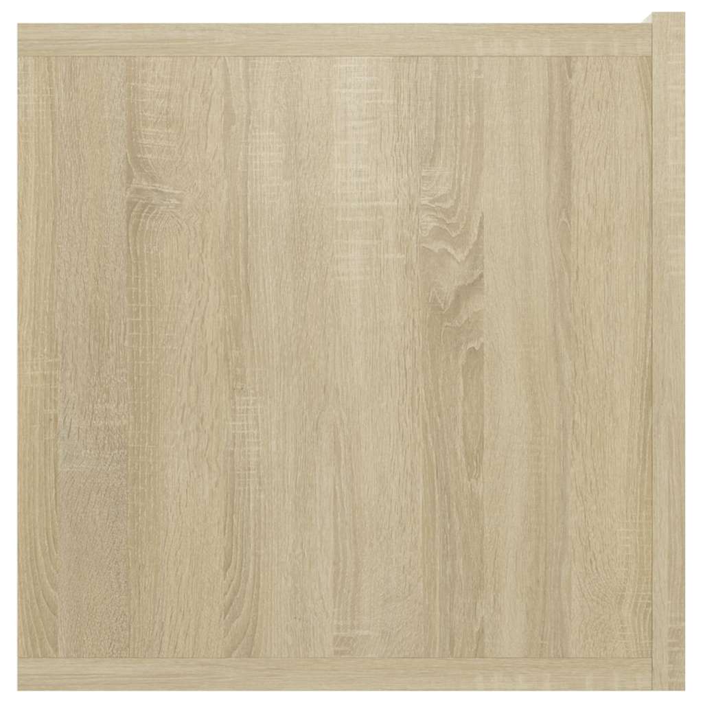 804518 vidaXL 2 Piece Hanging TV Cabinet Set Sonoma Oak 60x30x30 cm
