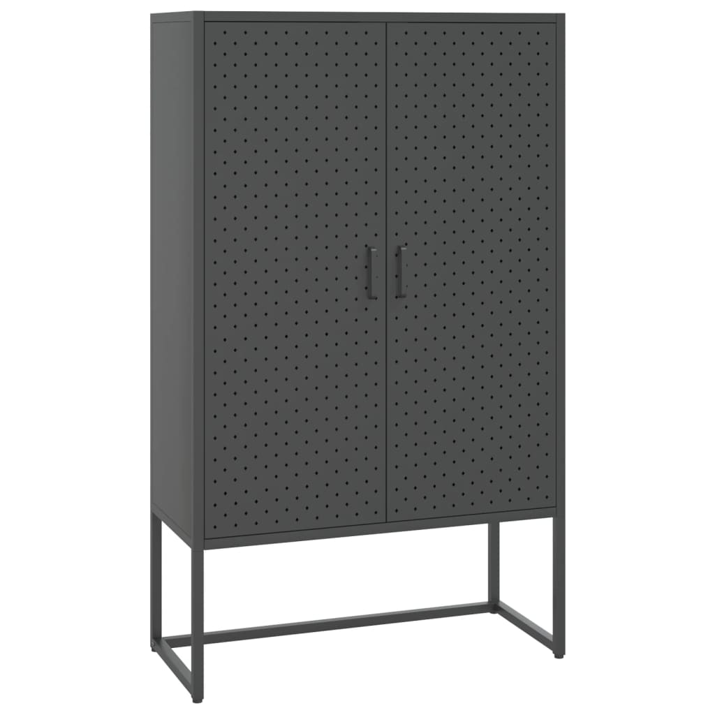 Highboard Anthracite 80x35x135 cm Steel