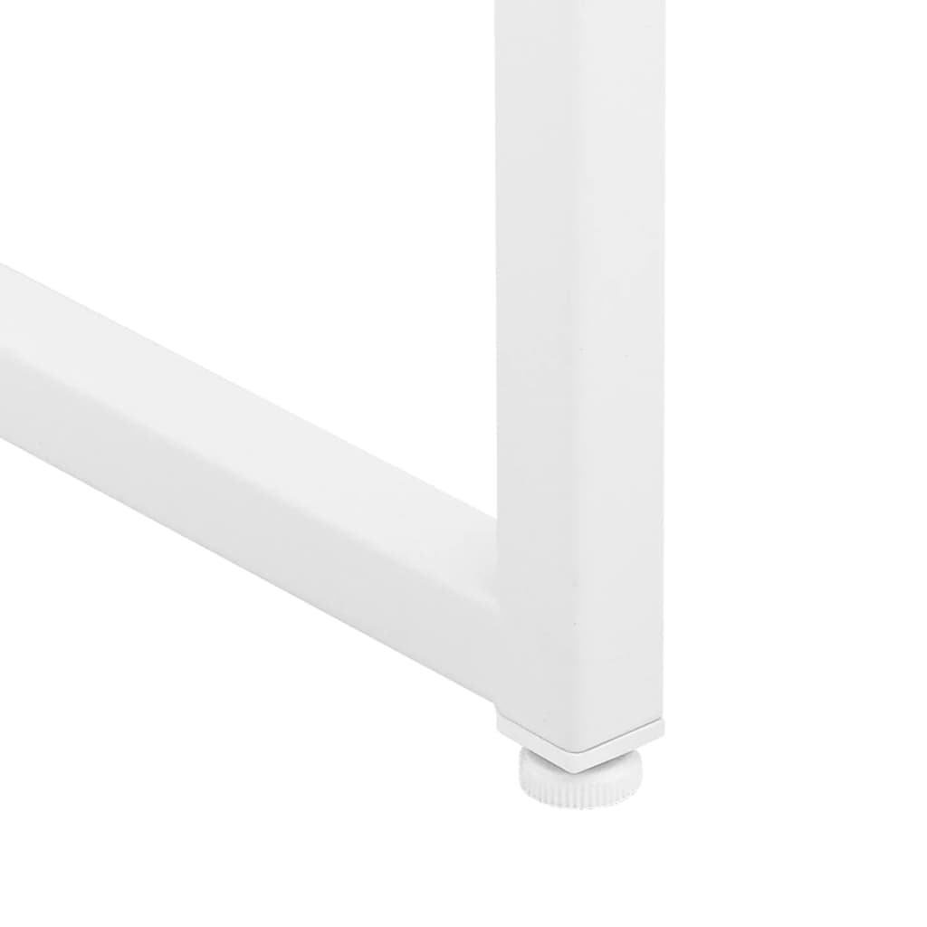 Highboard White 80x35x100 cm Steel