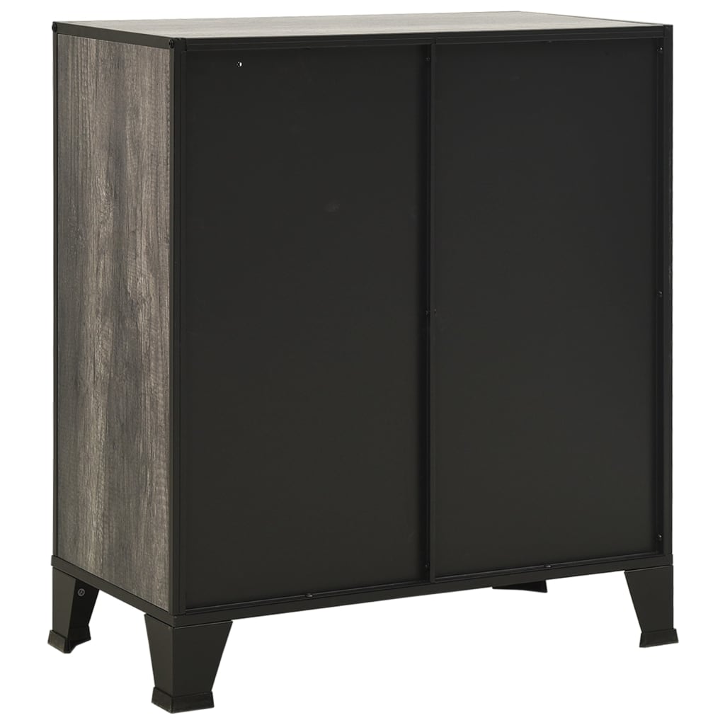 Storage Cabinet | Grey | Metal and MDF | Medium | Storage Cabinet