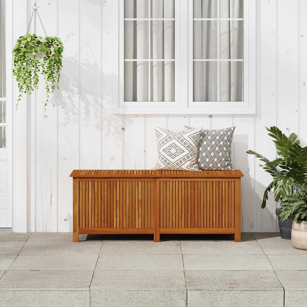 Garden Storage Box 150x50x58 cm Solid Acacia Wood