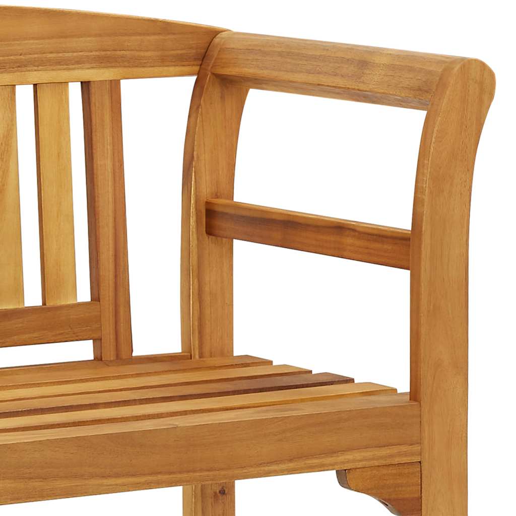 Rose Bench 1 -Seater 114 cm Solid acacia wood Natural