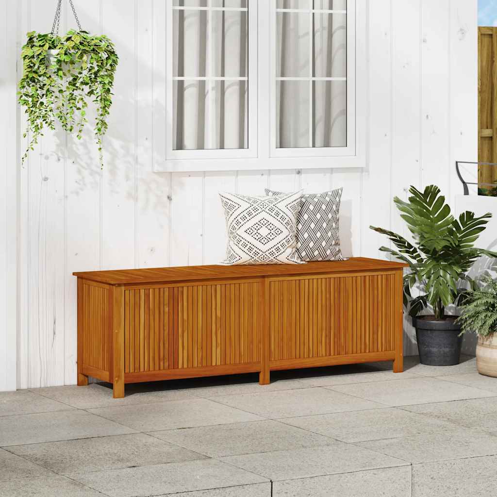 Garden Storage Box 175x50x58 cm Solid Acacia Wood
