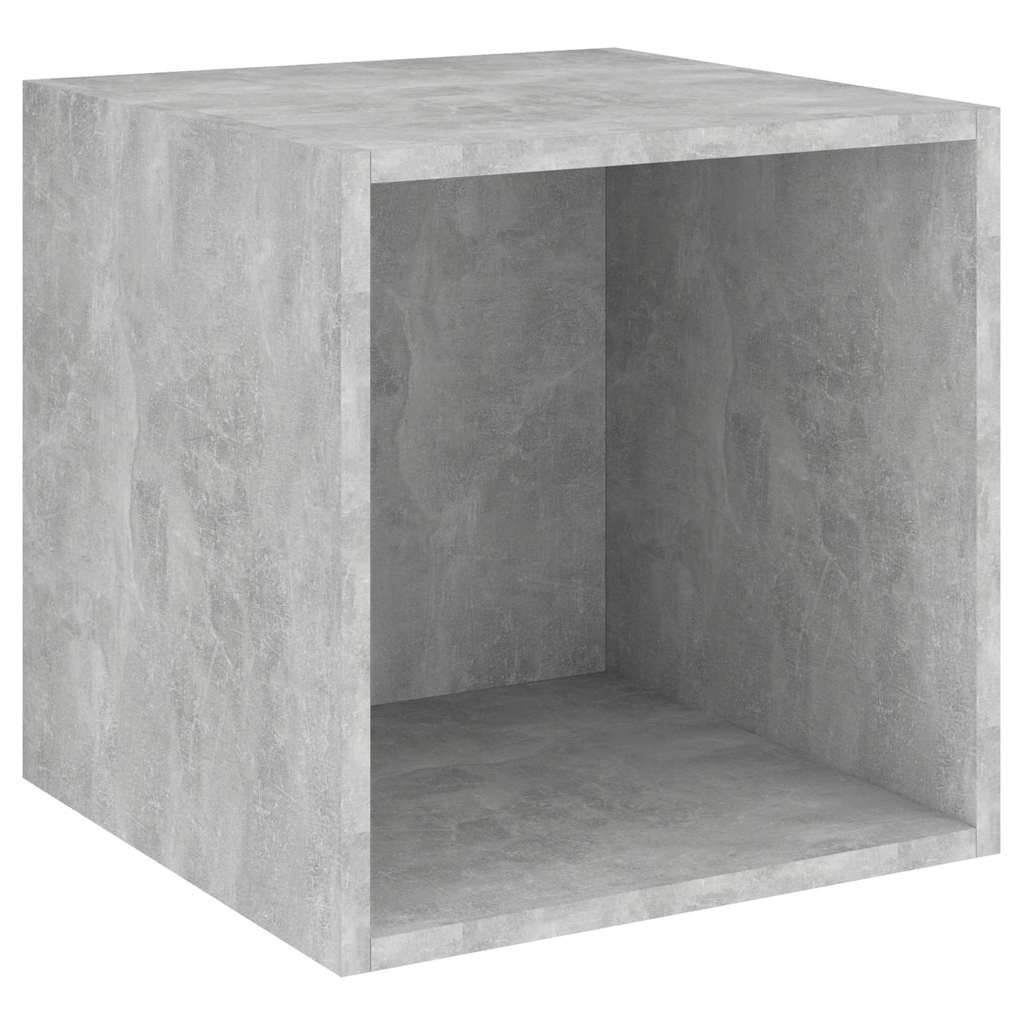 2 Piece TV Cabinet Set Concrete Grey Engineered Wood