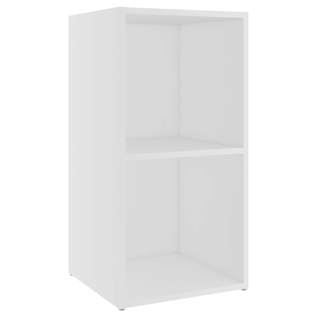 2 Piece TV Cabinet Set White 72x35x36,5 cm Engineered Wood