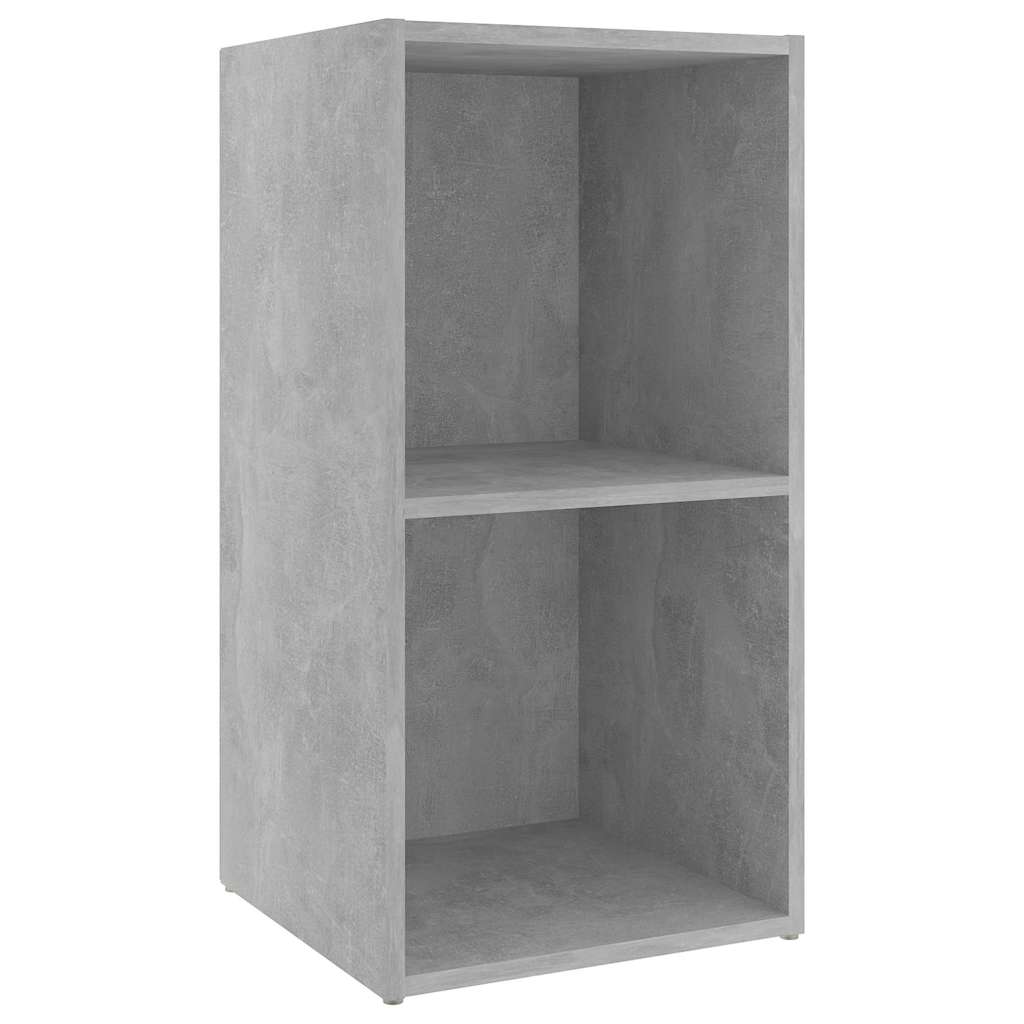2 Piece TV Cabinet Set Concrete Grey 72x35x36,5 cm Engineered Wood