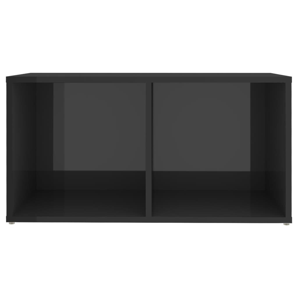 vidaXL TV Cabinets 2 pcs High Gloss Grey 72x35x36.5 cm Engineered Wood